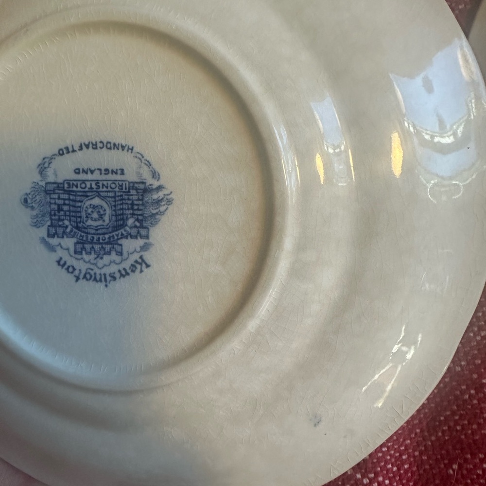 Kensington Staffordshire Ironstone | Floral Saucers - Picture 4 of 5